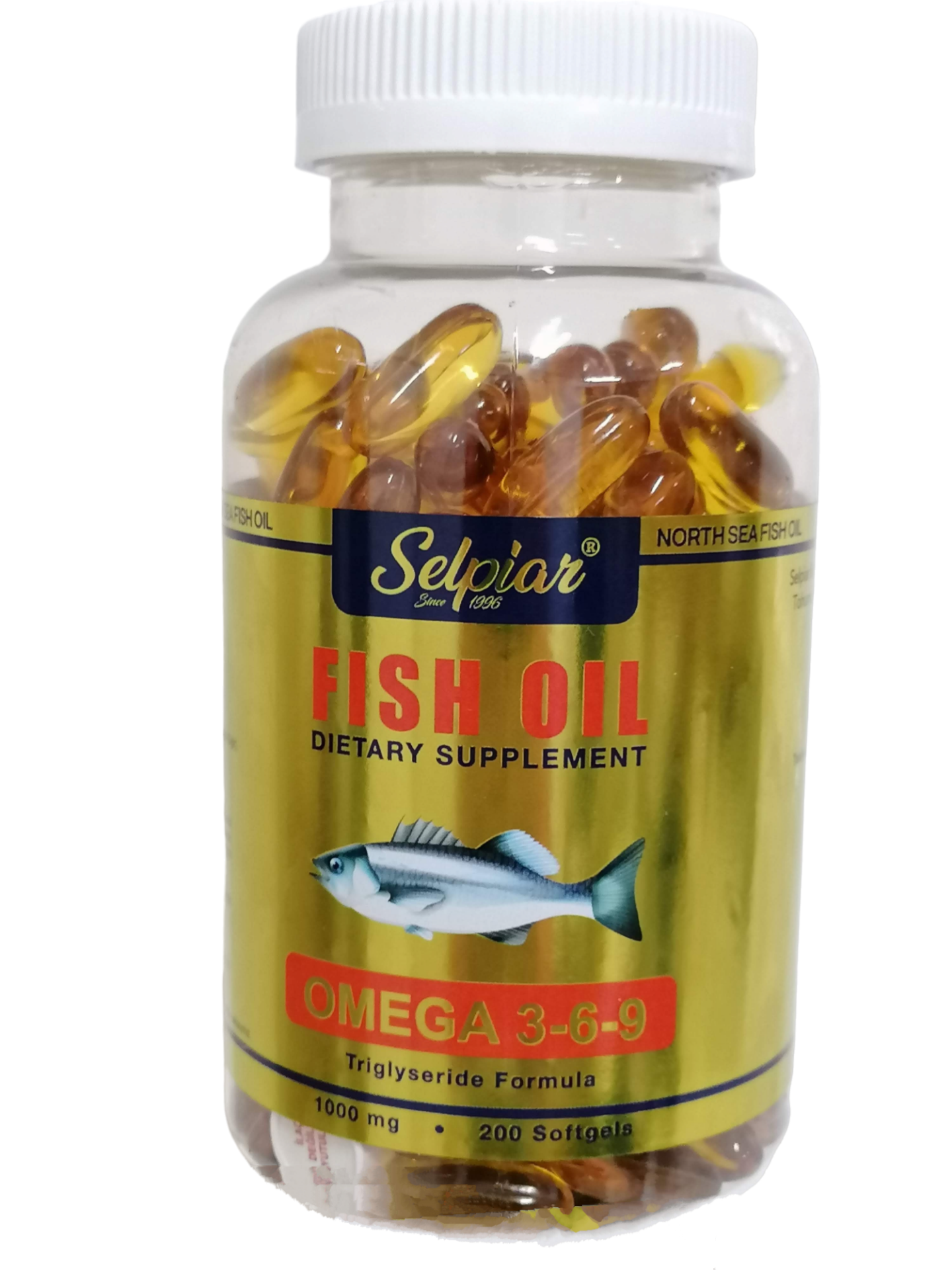 Selpiar OMEGA 3-6-9 FISH OIL 1000 mg 200 Softgel